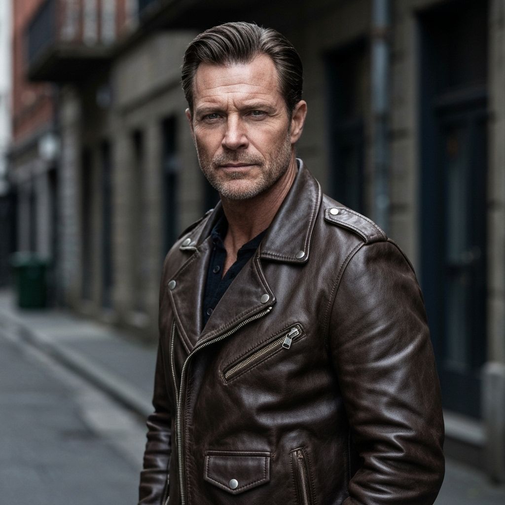 Try-on with Leather Jacket