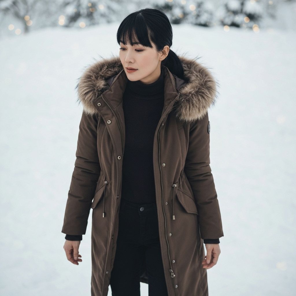 Try-on with Winter Coat